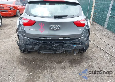 2016 Hyundai Elantra Gt from USA, damaged, VIN KMHD35LH0GU309974